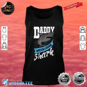 Megalodon Shark Dad Biologist Fathers Day Tank Top
