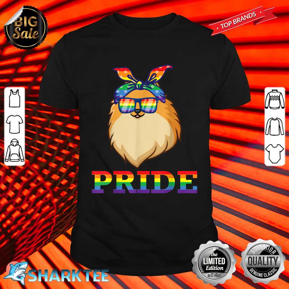 Pomeranian Dog Happy LGBT Month Awareness Support Love Pride Shirt 