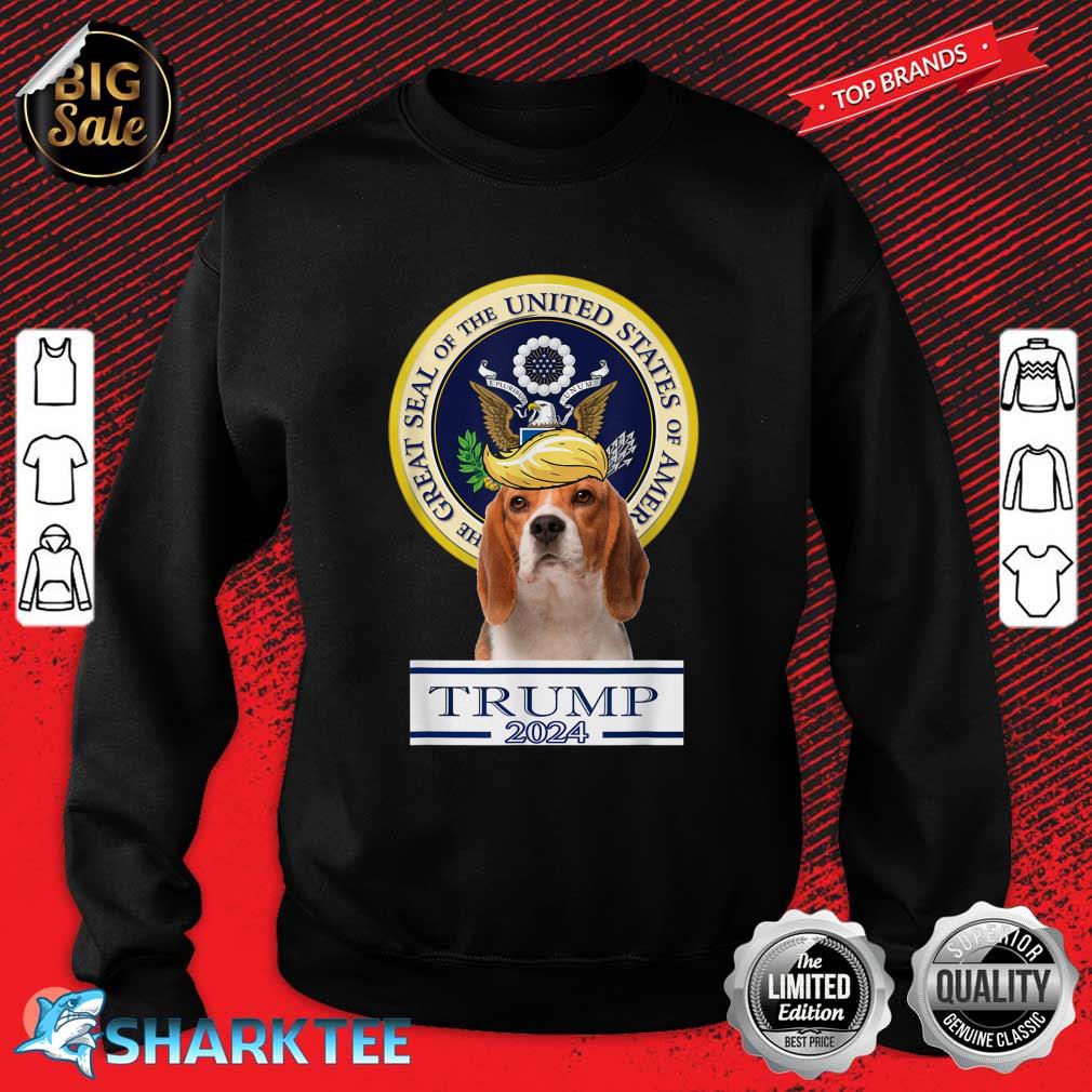 Premium Trump Beagle Sweatshirt