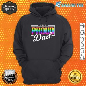 Proud Dad Gay Pride LGBTQ Fathers Day Hoodie