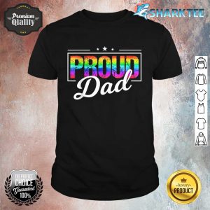 Proud Dad Gay Pride LGBTQ Fathers Day Shirt