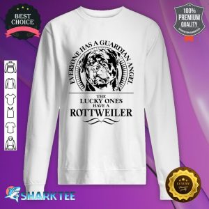 Proud Rottweiler Guardian Angel dog saying dog Premium Sweatshirt