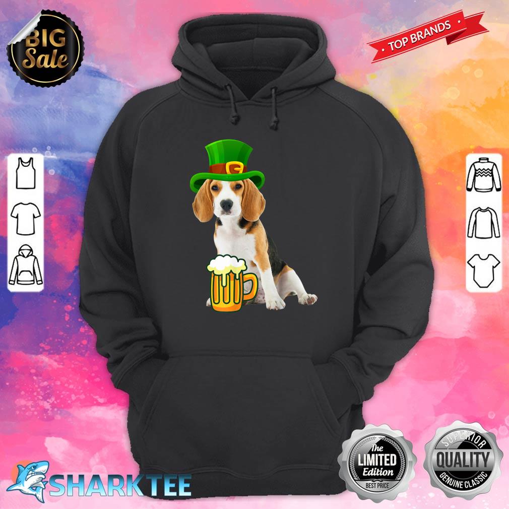 St Patricks Day Beagle Funny Irish Hoodie