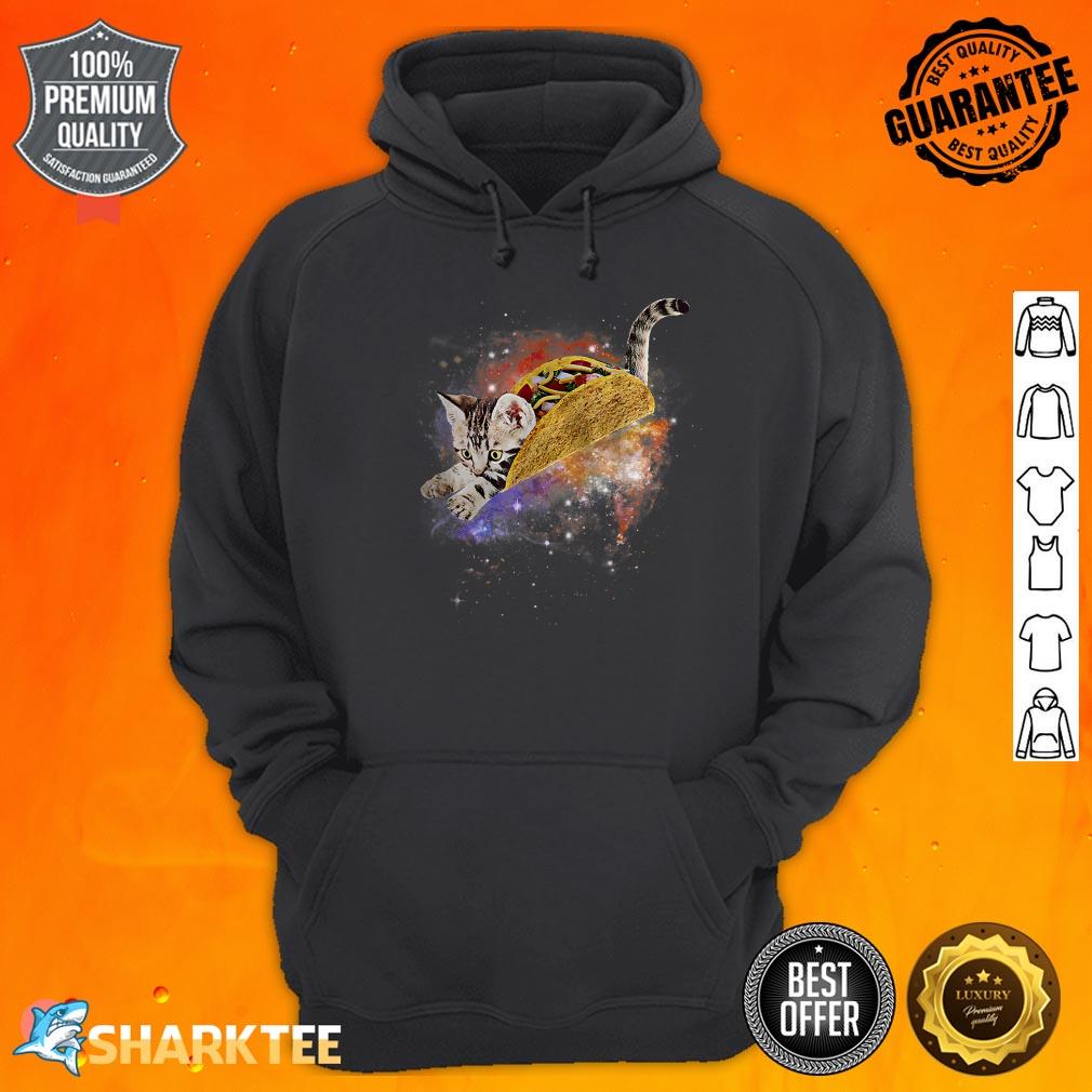 Taco Cats in Space Cat in Galaxy Cat Lover Kitty Kitten Hoodie