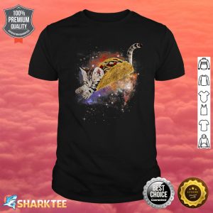Taco Cats in Space Cat in Galaxy Cat Lover Kitty Kitten Shirt
