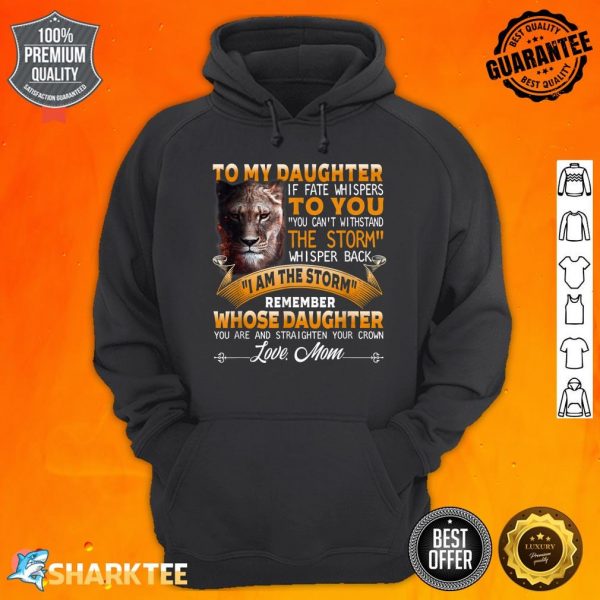 To My Daughter Mom Mothers Day Hoodie