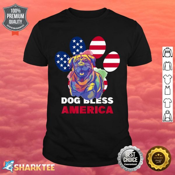 USA 4th of July Patriotic Dog American Rottweiler Shirt