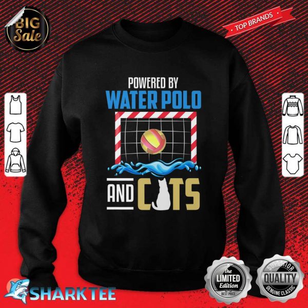 Water Polo Funny Cat Lover Sport Water Polo Player Premium Sweatshirt