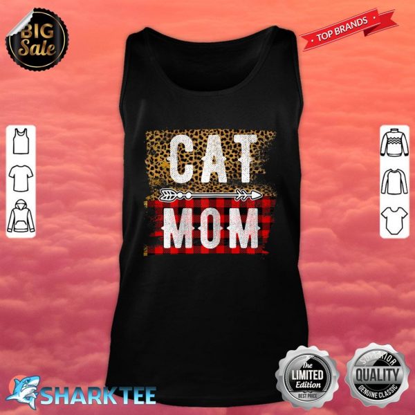 Womens Cat Mom Funny Graphic Novelty Mama Cat Lover Tank Top