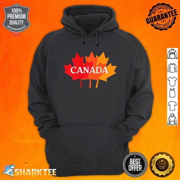 1st July Canada Day Funny Maple Leaf Canadian Flag Premium Hoodie