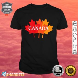 1st July Canada Day Funny Maple Leaf Canadian Flag Premium Shirt