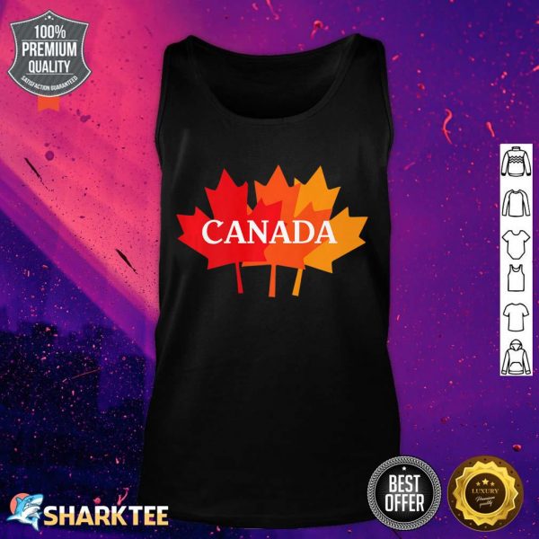 1st July Canada Day Funny Maple Leaf Canadian Flag Premium Tank top
