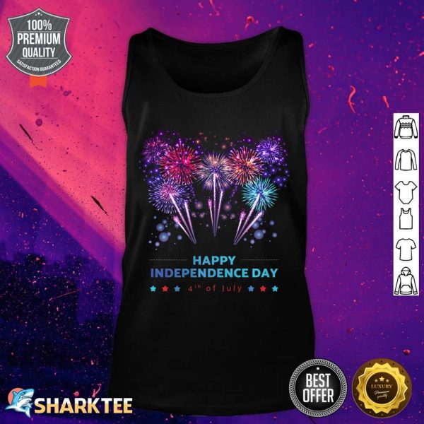 4th of July Fireworks Independence Day Celebrate America Premium Tank Top