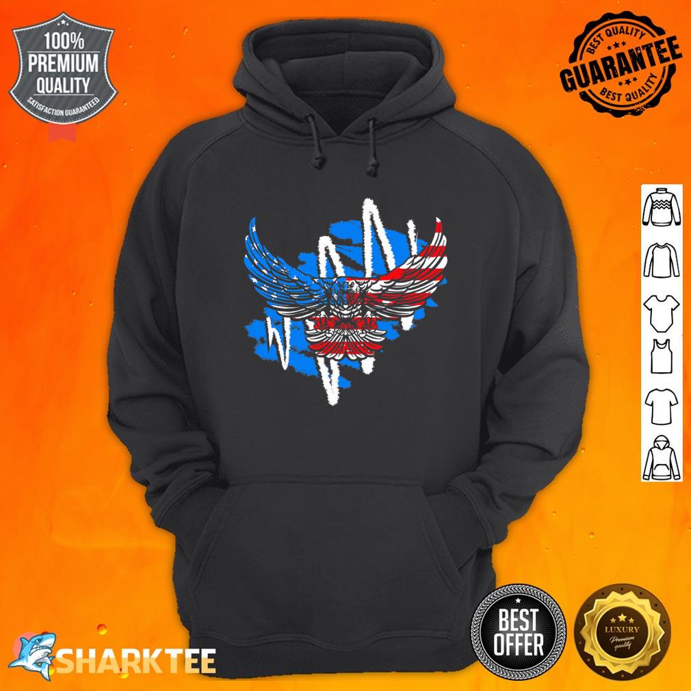 4th Of July Independence Day USA Flag Pride Eagle Freedom Hoodie 