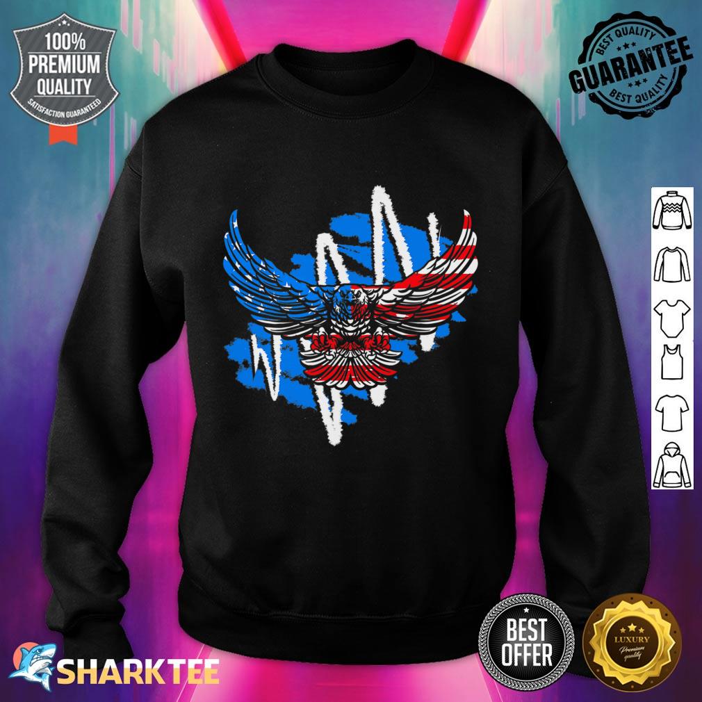4th Of July Independence Day USA Flag Pride Eagle Freedom Sweatshirt