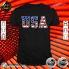 4th Of July USA Leopard America Independence Day Patriotic Shirt