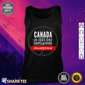 Canada Day statement Love Maple Leaf Awesome Souvenir Premium Tank Top