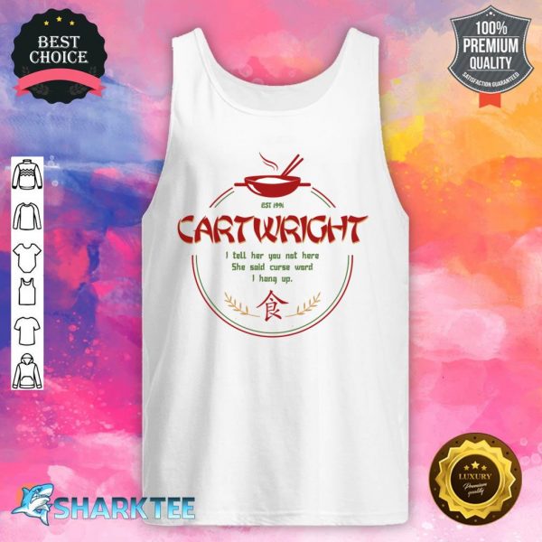 Cartwright From The Chinese Restaurant Episode Of The Seinfeldtv Show Tank Top
