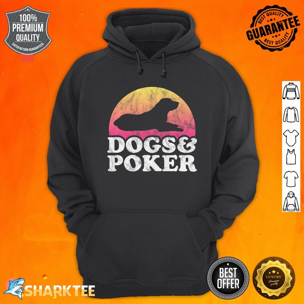 Dogs and Poker Mens Or Womens Dog Hoodie