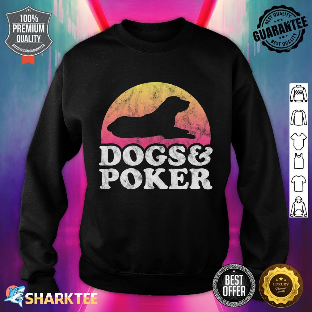 Dogs and Poker Mens Or Womens Dog Sweatshirt 