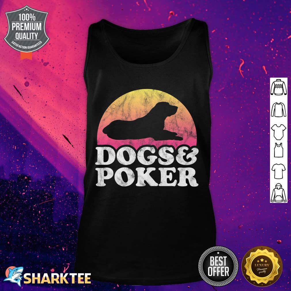 Dogs and Poker Mens Or Womens Dog Tank Top