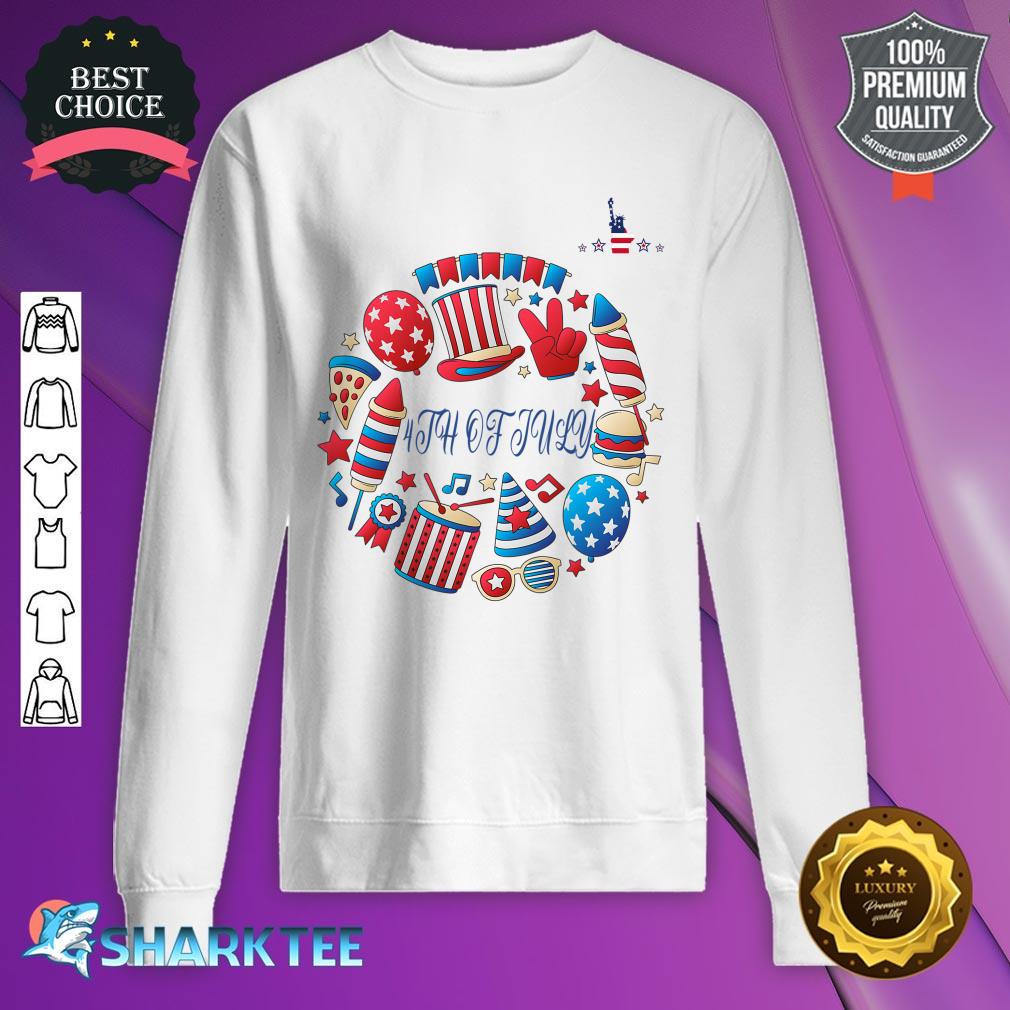 Funny 4th of july Quote Independence Day Cool K4th of july Sweatshirt