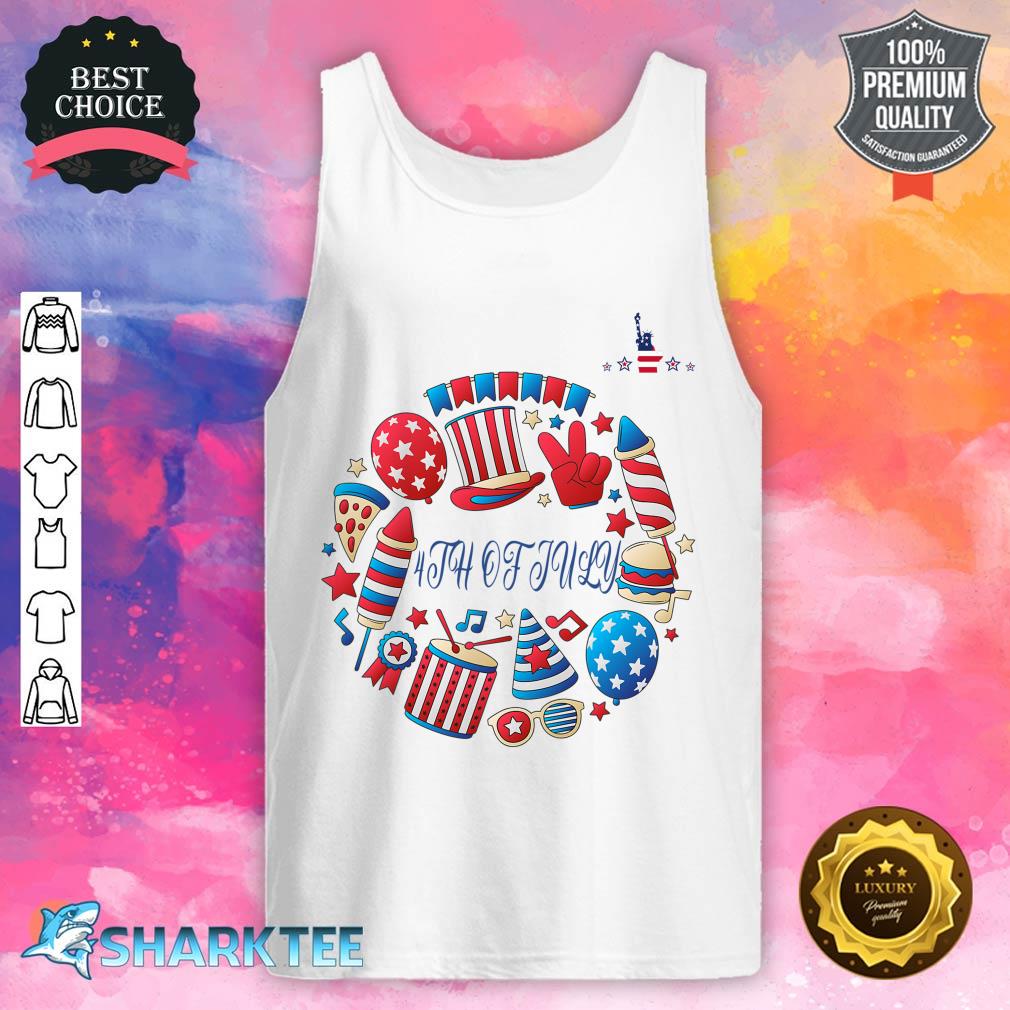 Funny 4th of july Quote Independence Day Cool K4th of july Tank Top