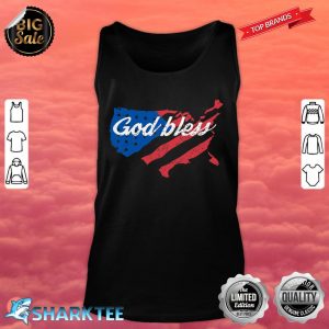 God Bless America Map For Day Independence July 4th Tank top