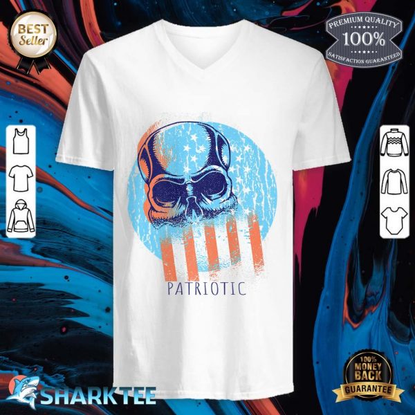 Graphic Independence Day United States of America Premium V-neck