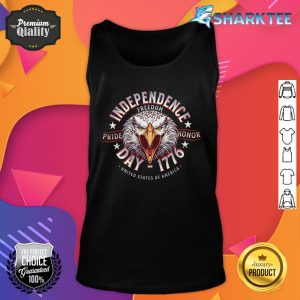 Independence Day 1776, Freedom, Pride and Honour Tank top