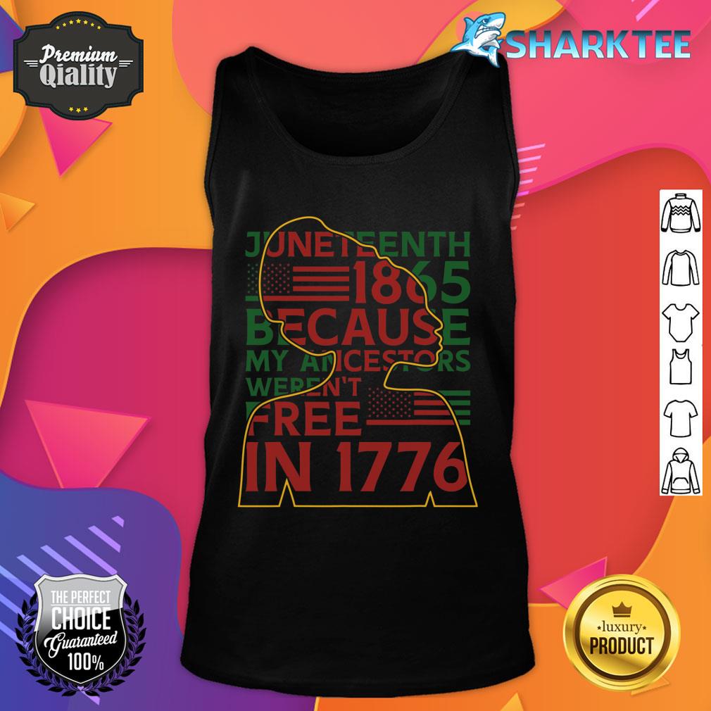 Juneteenth June 19 Black Independence Day African Woman Tank top