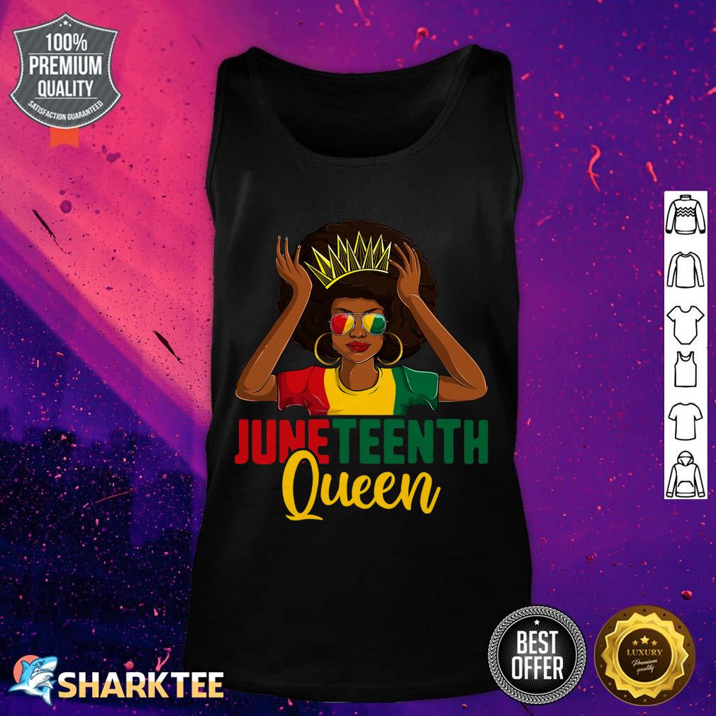 Juneteenth Women Afro Girl Juneteenth Black Queen Tank top