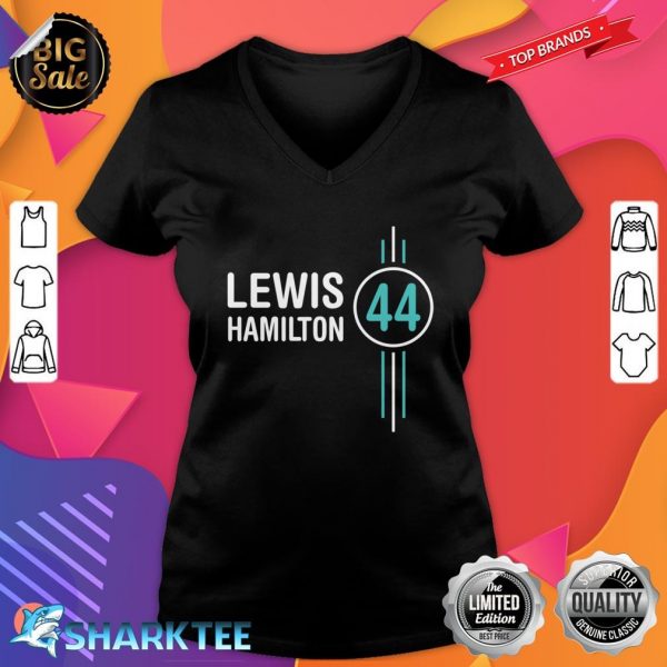 Lewis Hamilton Formula1 Motorsports World Champion Car Racing Classic V-neck
