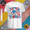 Little Mister Merica Independence Day 4th Of July Girls Shirt