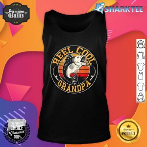 Mens Reel Cool Grandpa Fishing Fathers Day Fisherman For Dad Tank top