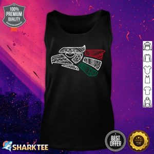 Mexico Flag Mexican Eagle Aztec Style Tank top