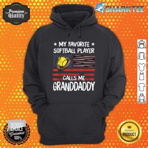 My Favorite Softball Player Calls Me Granddaddy American Hoodie