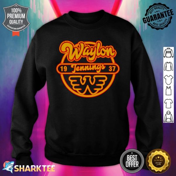Nice Waylon Jennings 1937 Sweatshirt