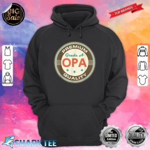 Opa Grandpa Vintage Fathers Day Gift Hoodie
