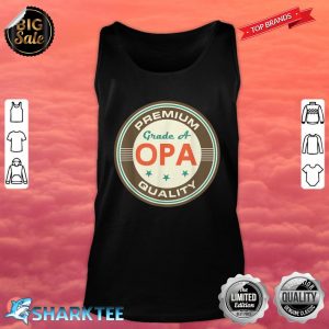 Opa Grandpa Vintage Fathers Day Gift Tank Top