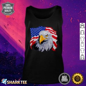 Patriotic Eagle Shirt 4th Of July USA American Flag Tank top