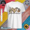 Peace Love Aussie Funny Aussie Mom Dog Mom Mother's Day Gift Shirt