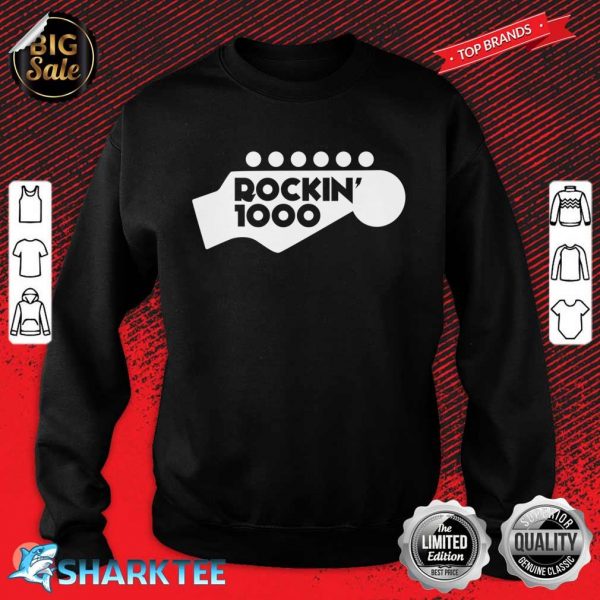 Rockin 1000 White Logo Original Active Sweatshirt