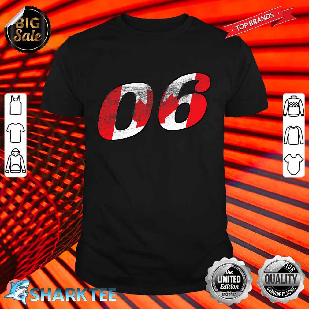 Sports number 06 Canada Vintage Style Shirt