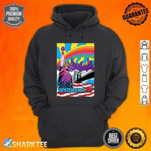 Statue of Liberty 4th of July Pop Art Retro Independence Day Hoodie