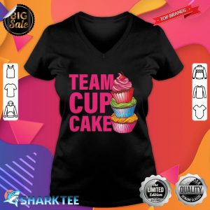 Team Cupcake Funny Cupcake Gift V-neck