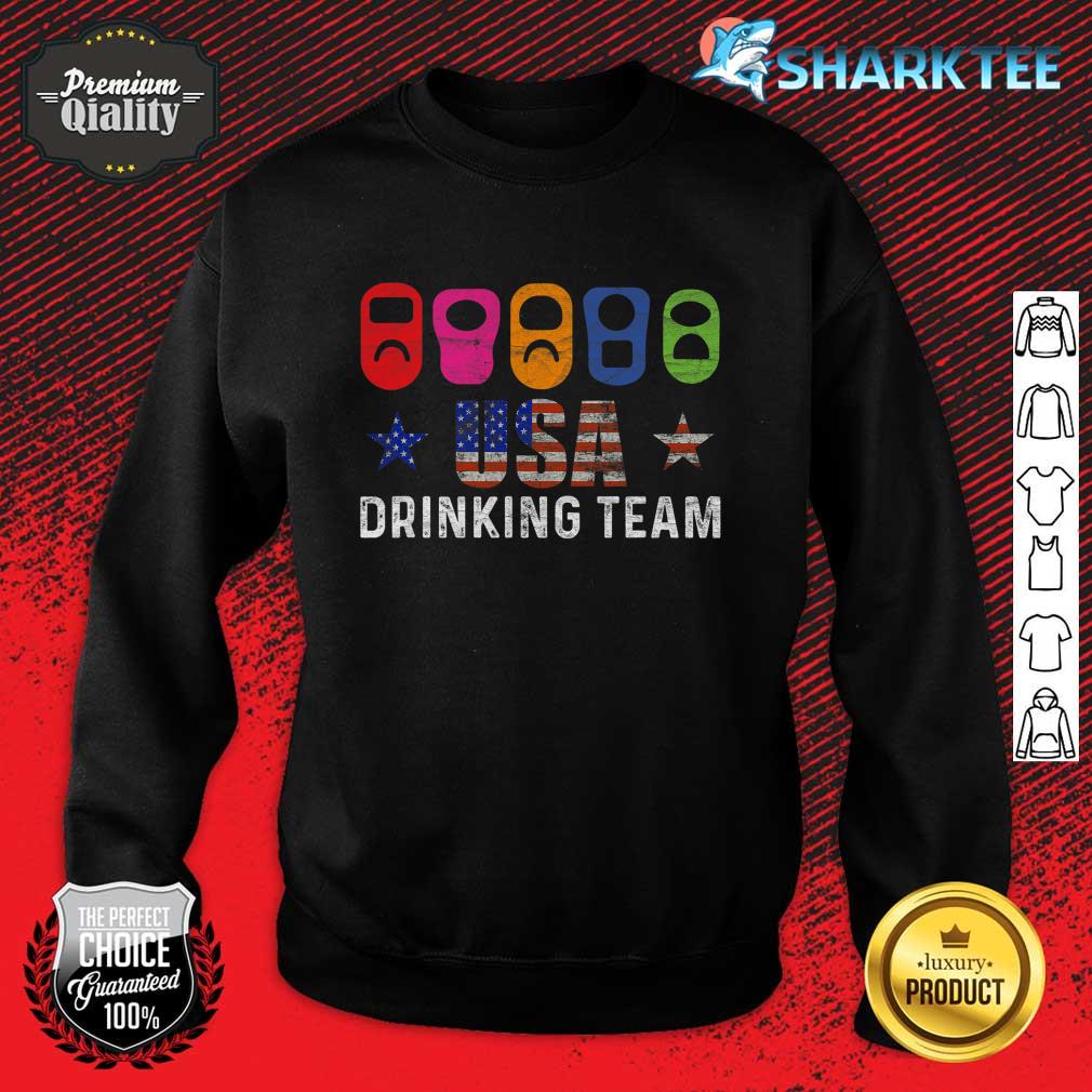 USA Drinking Team 4th Of July Funny Independence Day Sweatshirt