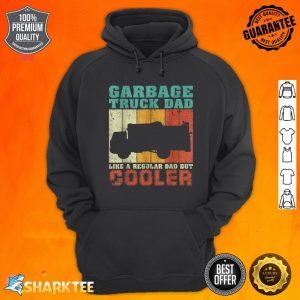 Vintage Garbage Truck Dad Like A Regular Dad Father's Day Hoodie