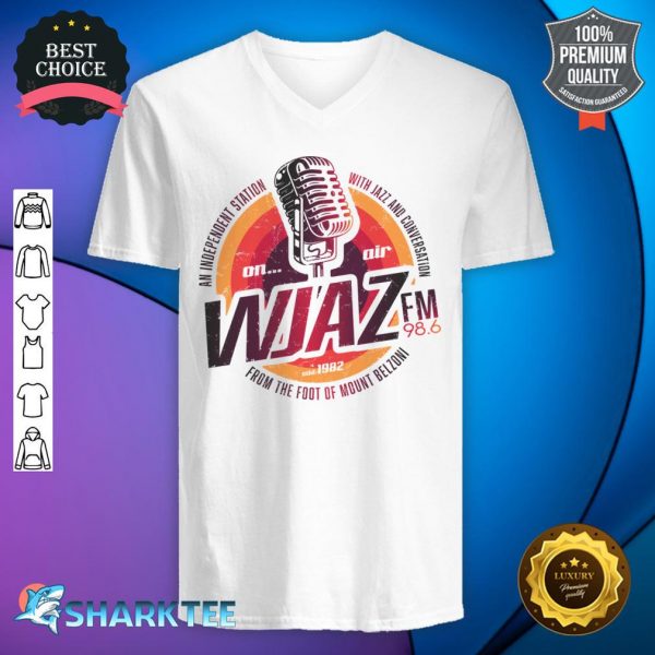 Vintage Radio WJAZ V-neck