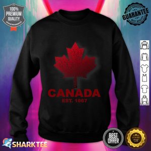 Womens Canada 150 Years Canadian Flag Est 1867 For Women Sweatshirt